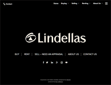 Tablet Screenshot of lindellas.com.au